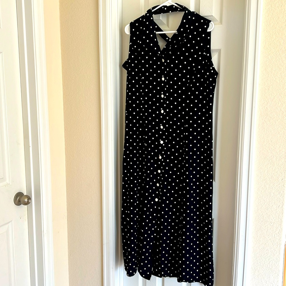 Midi polkadot dress